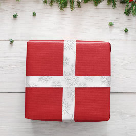 Lazo De Raso Sencillo Patrón Elegante De Invierno De Invierno D