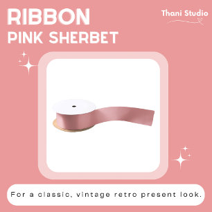 Lazo De Raso Sencillo verano Sherbet rosa Plata moderna elegant