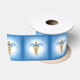Lazo De Raso Símbolo médico del caduceo