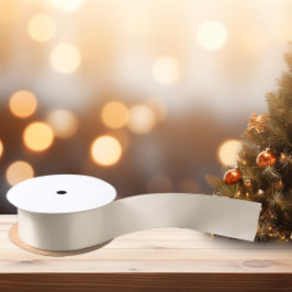 Lazo De Raso Sin tiempo - Cinta elegante de satén crema