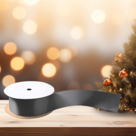 Lazo De Raso Sin tiempo - Cinta elegante de satén gris