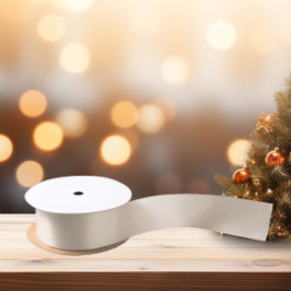 Lazo De Raso Sin tiempo - Cinta Pastel de satén de marfil