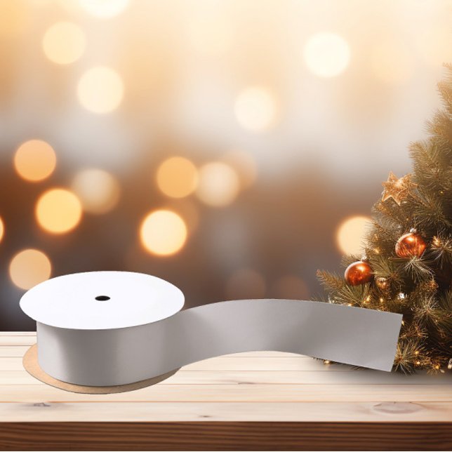 Lazo De Raso Sin tiempo - Cinta satinada gris cálida (Subido por el creador)