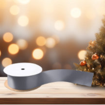 Sin tiempo - Cinta satinada gris Guay