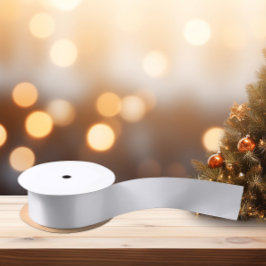 Lazo De Raso Sin tiempo - Cinta satinada gris iluminada por lun