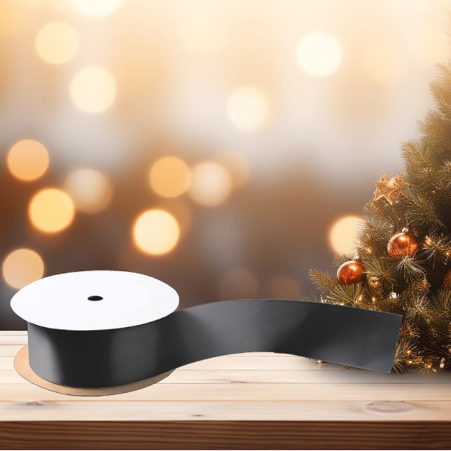 Lazo De Raso Sin tiempo - Cinta satinada negra gris (Subido por el creador)