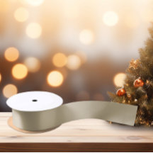 Sin tiempo - Taupe Beige Satin Ribbon