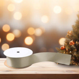 Lazo De Raso Sin tiempo - Taupe Beige Satin Ribbon