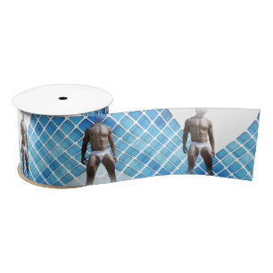 Lazo De Raso SlipperyJoe hombre muscular seis empates abs macho