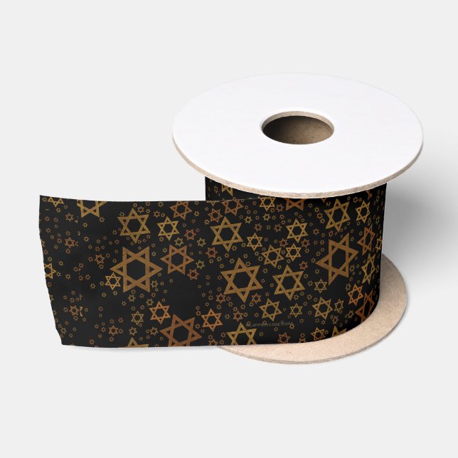 Lazo De Raso SlipperyJoe's Estrella David temática de Hanukkah  (Carrete)