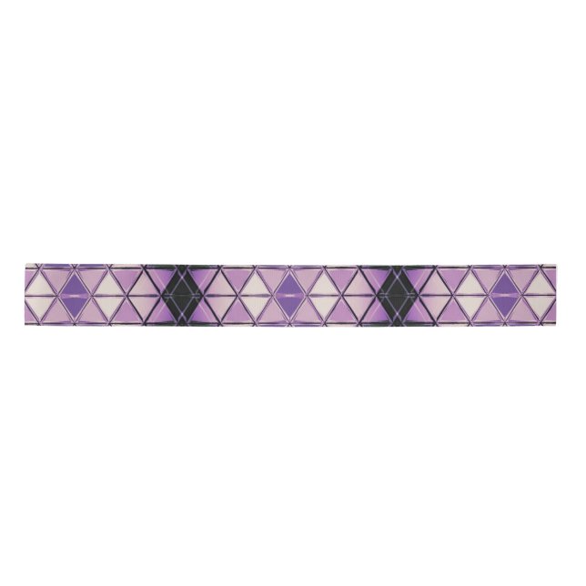 Lazo De Raso Snowflake Purple de vidrio templado (Anverso)
