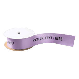 LAZO DE RASO SÓLIDO ELEGANTE DE LA LILA RIBBON_212. TEXTO NEGR