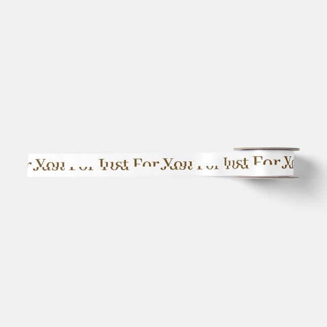 LAZO DE RASO SOLO PARA TEXTO PERSONALIZADO Y LOGO BLANCO (Anverso)