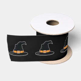 Lazo De Raso Sombrero de Bruja Naranja Gorra de Bruja Halloween