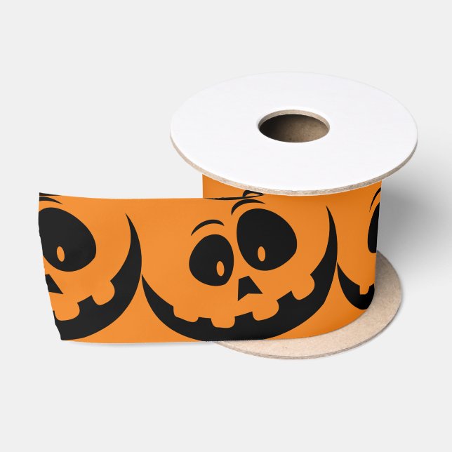 Lazo De Raso Sonrisa de Jack O'lantern Thunder_Cove (Carrete)