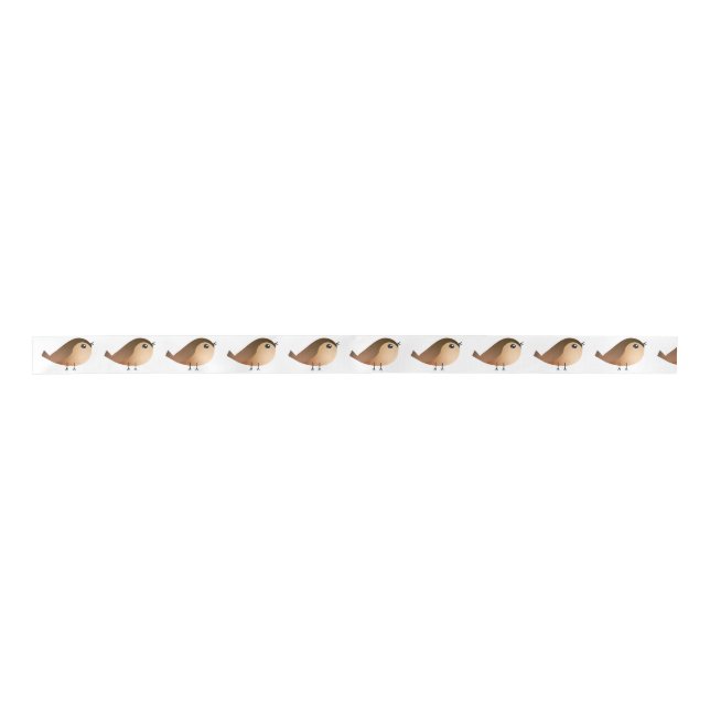 Lazo De Raso Sparrow Bird Cartoon  (Anverso)