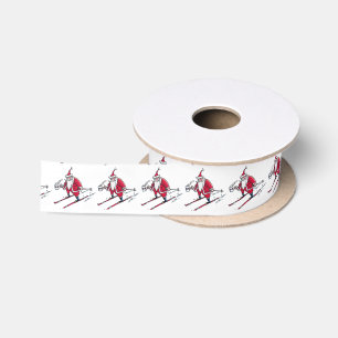 Lazo De Raso Spool de cintas de esquí de Santa