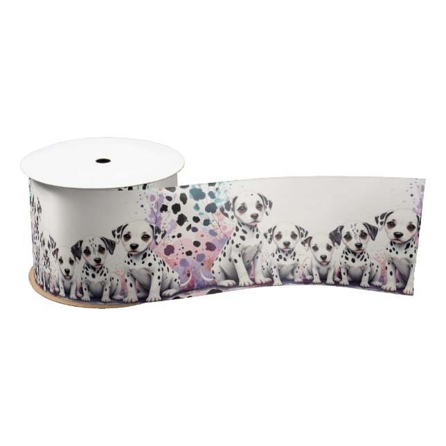 Lazo De Raso Spot-tacular Dalmatian Puppy Birthday Party (Carrete)