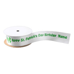 Lazo De Raso St Patrick's Day Birthday Personalized Name