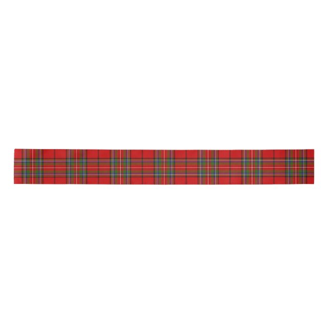 Lazo De Raso Stewart de Galloway 1842 Escocia Tartán (Anverso)