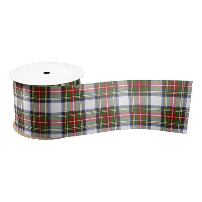 Lazo De Raso Stewart Royal Vress Plaid Scottish Pattern (Carrete)