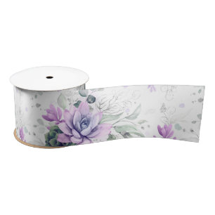 Lazo De Raso Suculentas plata elegancia botánica