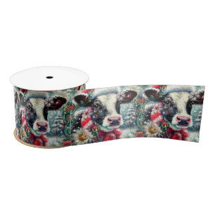 Lazo De Raso Sueño de Vaca de Tiempos más Cálidos Decoupage Flo