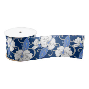 LAZO DE RASO SUEÑO POLINESIO (AZUL)