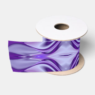 Lazo De Raso Sueño púrpura , Abstracto Fantasía Arcoiris
