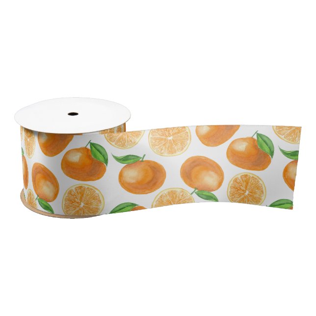 Lazo De Raso Tangerinas acuáticas (Carrete)