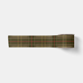 Lazo De Raso Tartan Clásico en Tabaco