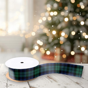 Lazo De Raso Tartan Clásico Verde Azul Marino de Black Watch