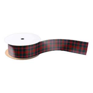 Lazo De Raso Tartán del rojo de MacPherson del clan