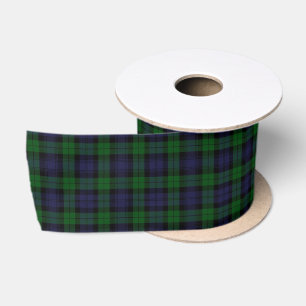 Lazo De Raso Tartan Plaid Clásico Black Watch Escocés