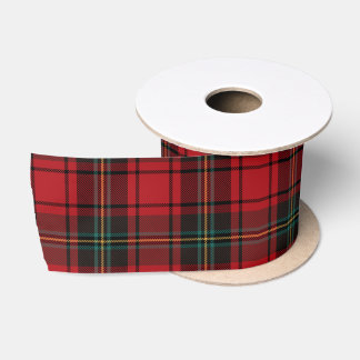 Lazo De Raso Tartan Plaid Rojo Negro Ralph Navidad Atemporal