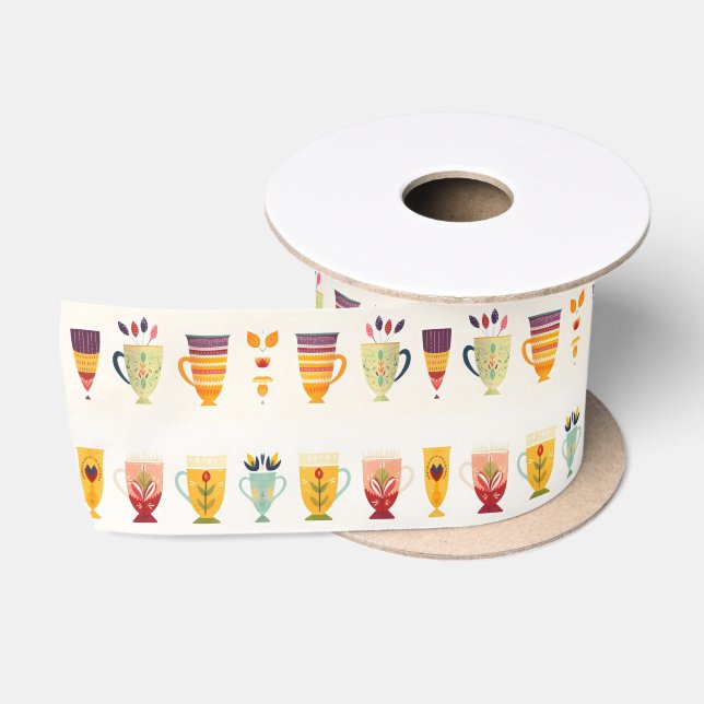 Lazo De Raso Tazas de café (Carrete)