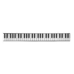 Lazo De Raso Teclado de piano negro y blanco