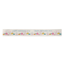 Tejido de fiesta personalizado – Pasteles de garab