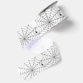 Lazo De Raso Telaraña de araña espeluznante Halloween