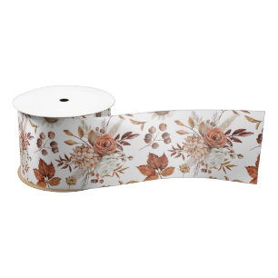 Lazo De Raso Terracotta Rust Boho Floral Fall