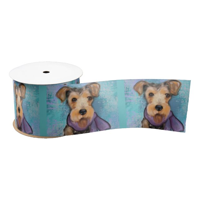 Lazo De Raso Terrier Airedale (Carrete)