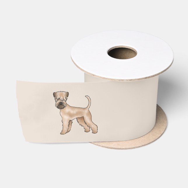 Lazo De Raso Terrier de trigo de capa suave irlandés perro de d (Carrete)