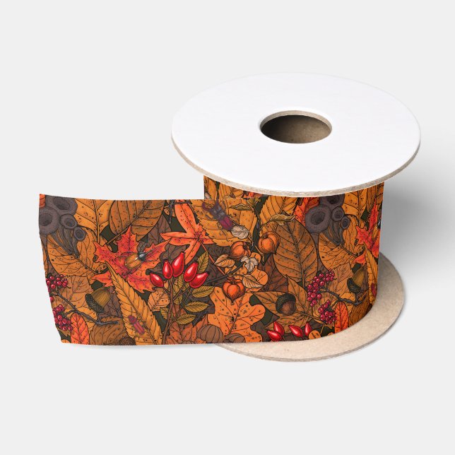 Lazo De Raso Tesoros de otoño (Carrete)
