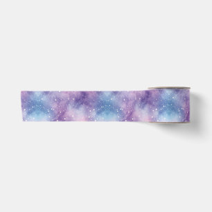 Lazo De Raso Textura de Galaxia Morada Azul
