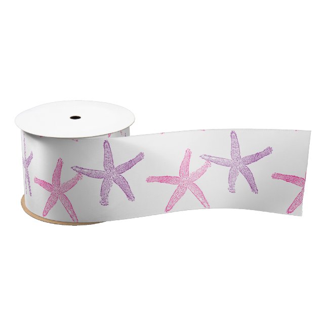 Lazo De Raso Thunder_Cove de pez estrella morado rosa (Carrete)