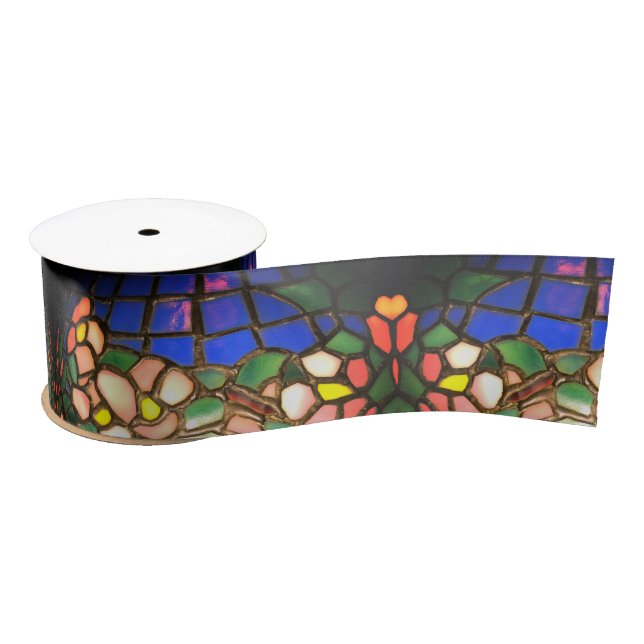 Lazo De Raso Tiffany Dogwood Cinta satinada de vidrio templado (Carrete)