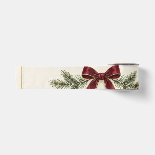 Lazo De Raso Tipografía elegante de Navidad, estilo festivo fam