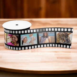 Lazo De Raso Tira de película DIY 10 imágenes personalizadas