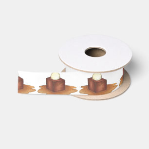 Lazo De Raso Toffee británico Pudding Food Postsert Foodie
