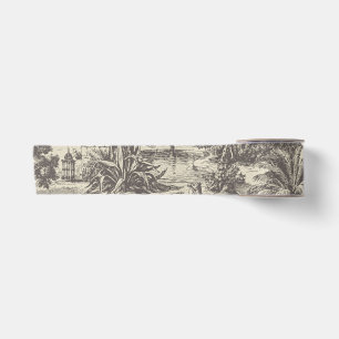 Lazo De Raso Toile Marroquí Vintage Camello Oasis Palma